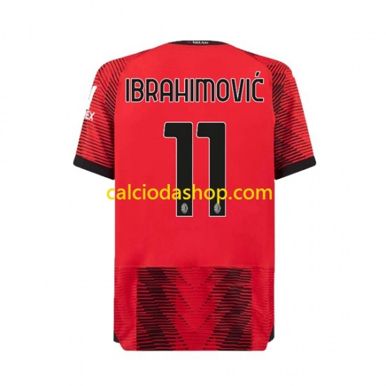 Maglia AC Milan Ibrahimovic 11 Gara Home Uomo 2023-2024 MC