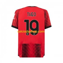 Maglia AC Milan Theo Hernandez 19 Gara Home Uomo 2023-2024 MC