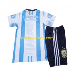 Maglia Argentina All Stars Gara Home Completo Bambino 2-13 Anni 2023 MC