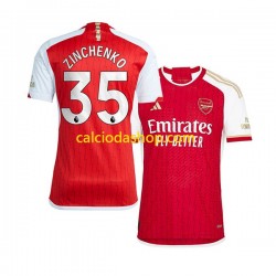 Maglia Arsenal Oleksandr Zinchenko 35 Gara Home Uomo 2023-2024 MC