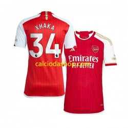 Maglia Arsenal Xhaka 34 Gara Home Uomo 2023-2024 MC