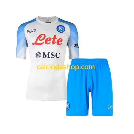 Maglia Napoli Gara Away Completo Bambino 2-13 Anni 2022-2023 MC