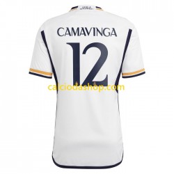 Maglia Real Madrid Camavinga 12 Gara Home Uomo 2023-2024 MC