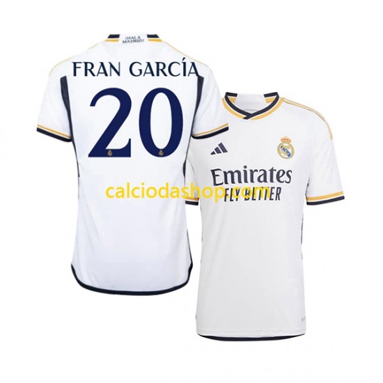 Maglia Real Madrid Fran Garcia 20 Gara Home Uomo 2023-2024 MC