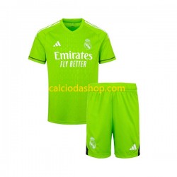 Maglia Portiere Real Madrid Gara Home Completo Bambino 2-13 Anni 2023-2024 MC