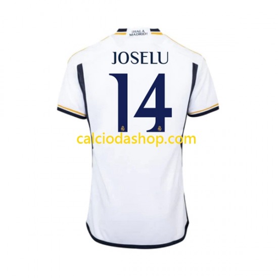 Maglia Real Madrid JOSELU 14 Gara Home Uomo 2023-2024 MC