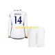 Maglia Real Madrid JOSELU 14 Gara Home Completo Bambino 2-13 Anni 2023-2024 ML