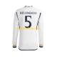 Maglia Real Madrid Jude Bellingham 5 Gara Home Uomo 2023-2024 ML