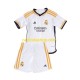 Maglia Real Madrid Gara Home Completo Bambino 2-13 Anni 2023-2024 MC