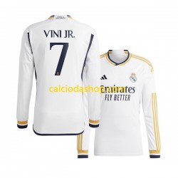 Maglia Real Madrid Vinicius Junior 7 Gara Home Uomo 2023-2024 ML