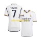 Maglia Real Madrid Vinicius Junior 7 Gara Home Uomo 2023-2024 MC