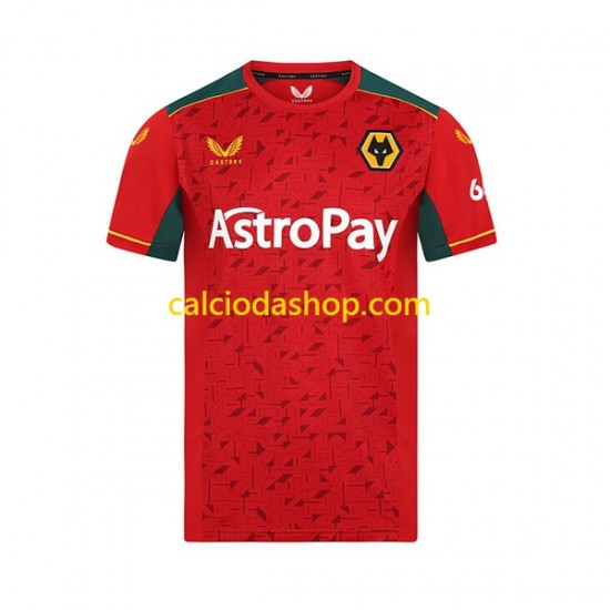 Maglia Wolverhampton Wanderers Gara Away Uomo 2023-2024 MC