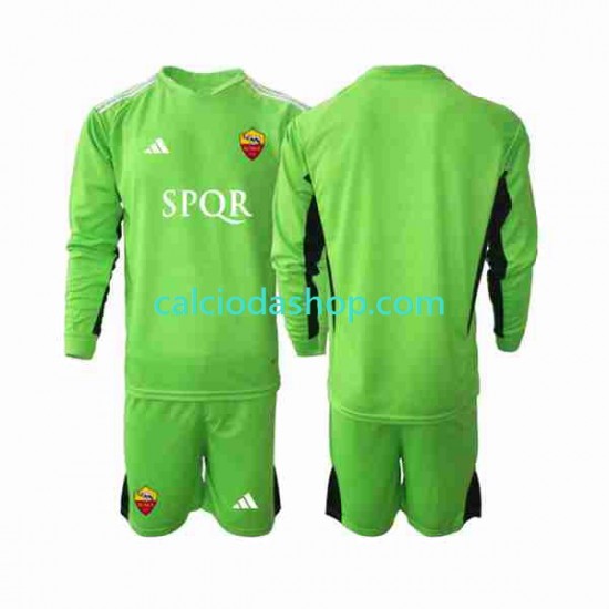 Maglia Portiere AS Roma Gara Away Completo Bambino 2-13 Anni 2023-2024 ML