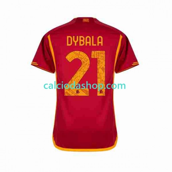 Maglia AS Roma Paulo Dybala 21 Gara Home Uomo 2023-2024 MC