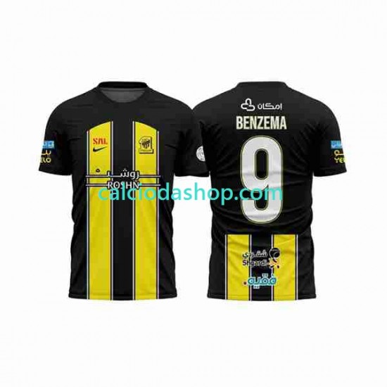 Maglia Al-Ittihad BENZEMA 9 Gara Home Uomo 2023-2024 MC