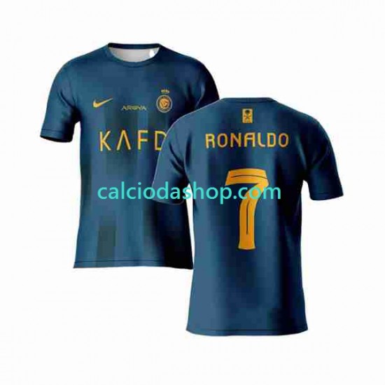 Maglia Al-Nassr Ronaldo 7 Gara Away Uomo 2023-2024 MC