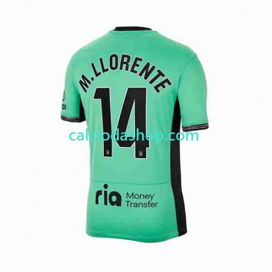 Maglia Atlético Madrid 2 Marcos Llorente 14 Gara Terza Uomo 2023-2024 MC