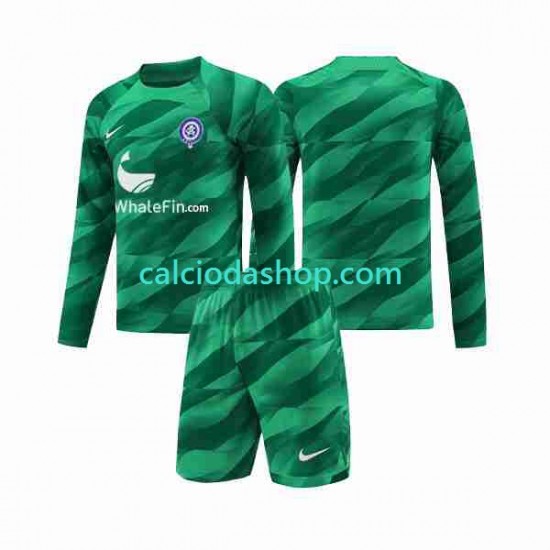 Maglia Portiere Atlético Madrid Gara Away Completo Bambino 2-13 Anni 2023-2024 ML