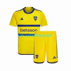 Maglia Boca Juniors Gara Away Completo Bambino 2-13 Anni 2023-2024 MC