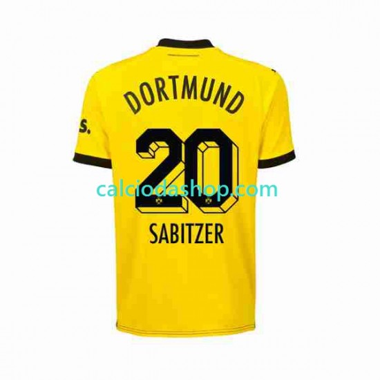 Maglia Borussia Dortmund Marcel Sabitzer 20 Gara Home Uomo 2023-2024 MC