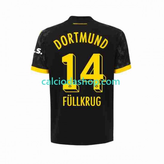 Maglia Borussia Dortmund Niclas Fullkrug 14 Gara Away Uomo 2023-2024 MC