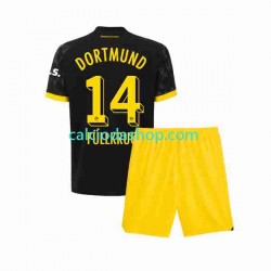 Maglia Borussia Dortmund Niclas Fullkrug 14 Gara Away Completo Bambino 2-13 Anni 2023-2024 MC