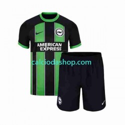 Maglia Brighton Hove Albion Gara Away Completo Bambino 2-13 Anni 2023-2024 MC