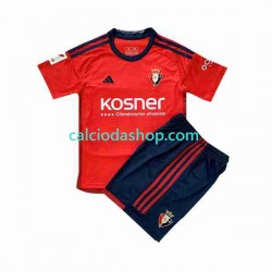 Maglia CA Osasuna Gara Home Completo Bambino 2-13 Anni 2023-2024 MC