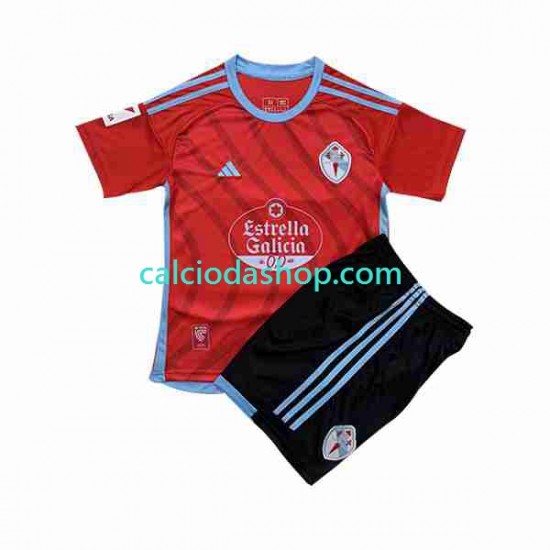 Maglia Celta de Vigo Gara Away Completo Bambino 2-13 Anni 2023-2024 MC