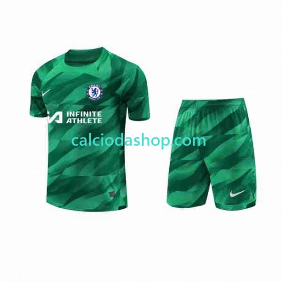 Maglia Portiere Chelsea Gara Terza Completo Bambino 2-13 Anni 2023-2024 MC