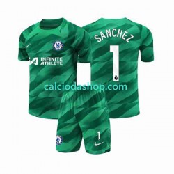 Maglia Portiere Chelsea Robert Sanchez 1 Gara Terza Completo Bambino 2-13 Anni 2023-2024 MC