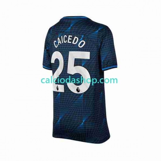 Maglia Chelsea Moises Caicedo 25 Gara Away Uomo 2023-2024 MC