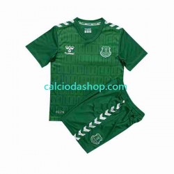 Maglia Portiere Everton Gara Home Completo Bambino 2-13 Anni 2023-2024 MC