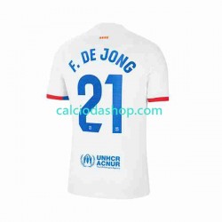 Maglia FC Barcelona Frenkie de Jong 21 Gara Away Uomo 2023-2024 MC