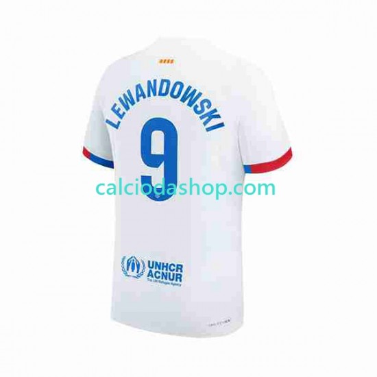 Maglia FC Barcelona LEWANDOWSKI 9 Gara Away Uomo 2023-2024 MC