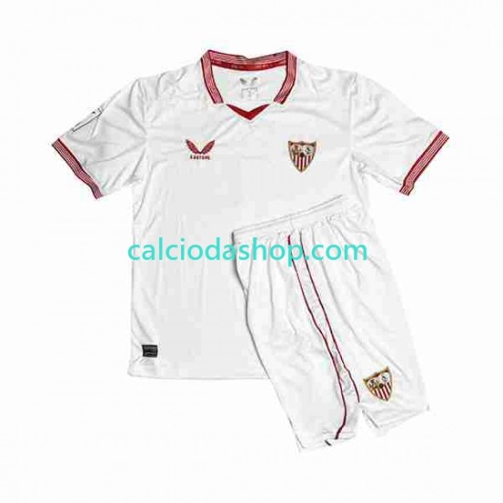 Maglia Sevilla FC Sergio Ramos 4 Gara Home Completo Bambino 2-13 Anni 2023-2024 MC