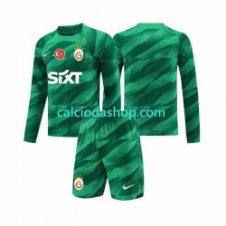 Maglia Portiere Galatasaray Gara Home Completo Bambino 2-13 Anni 2023-2024 ML