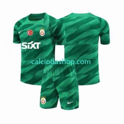 Maglia Portiere Galatasaray Gara Home Completo Bambino 2-13 Anni 2023-2024 MC