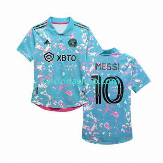 Maglia Inte Miami Lionel Messi 10 Gara Terza Uomo 2023-2024 MC