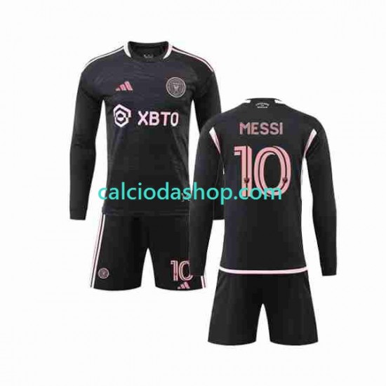 Maglia Inter Miami Lionel Messi 10 Gara Away Completo Bambino 2-13 Anni 2023-2024 ML