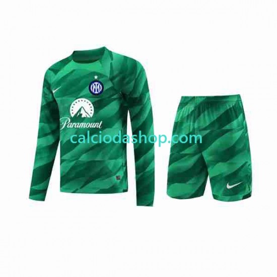 Maglia Portiere Inter Milan Gara Away Completo Bambino 2-13 Anni 2023-2024 ML