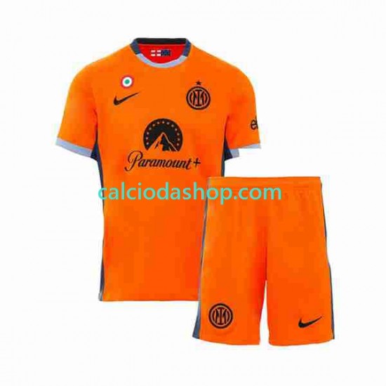 Maglia Inter Milan Gara Terza Completo Bambino 2-13 Anni 2023-2024 MC