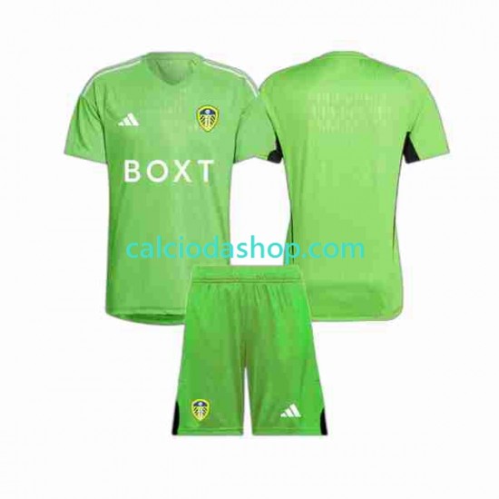 Maglia Portiere Leeds United Gara Home Completo Bambino 2-13 Anni 2023-2024 MC