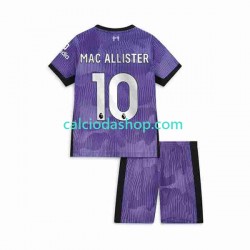 Maglia Liverpool Alexis Mac Allister 10 Gara Terza Completo Bambino 2-13 Anni 2023-2024 MC