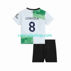 Maglia Liverpool Dominik Szoboszlai 8 Gara Away Completo Bambino 2-13 Anni 2023 MC