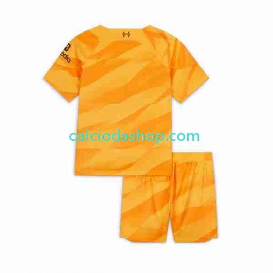 Maglia Portiere Liverpool Gara Terza Completo Bambino 2-13 Anni 2023-2024 MC