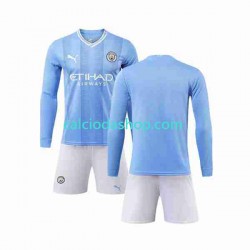 Maglia Manchester City Gara Home Completo Bambino 2-13 Anni 2023-2024 ML