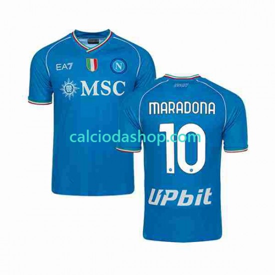 Maglia Napoli Maradona 10 Gara Home Uomo 2023-2024 MC