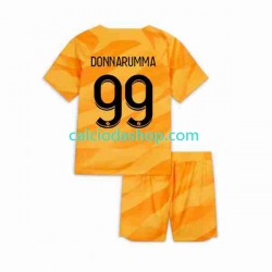 Maglia Portiere Paris Saint-Germain DONNARUMMA 99 Gara Away Completo Bambino 2-13 Anni 2023-2024 MC