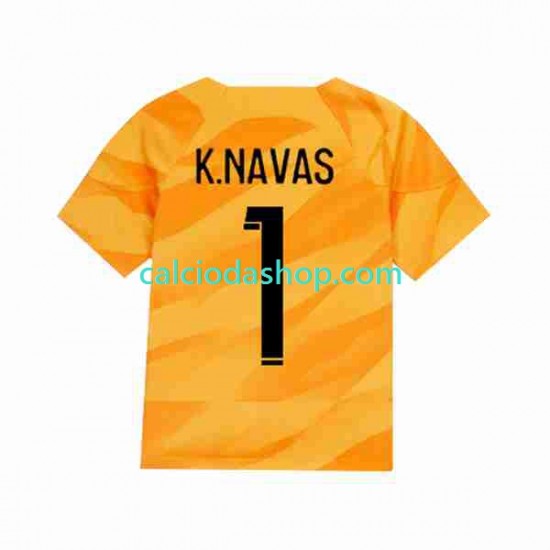 Maglia Portiere Paris Saint-Germain K.NAVAS 1 Gara Away Uomo 2023-2024 MC